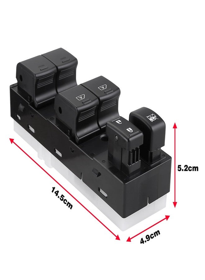Alikali 25401-1CA6A Main Power Window Master Switch Compatible for Infiniti FX35 FX37 FX50 QX70 2009 2010 2011 2012 2013 2014 2015 2016 2017 - Image 2